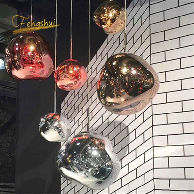 Nordic LOFT светодиодный PVC 7 цветов подвесные светильники подвесной светильник для