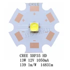Новинка 1 шт. CREE 12V XHP35 HD холодный белый нейтральный белый теплый белый светодиод на 20 мм медная ПП16 мм 14 мм 12 мм 8 мм PCB.
