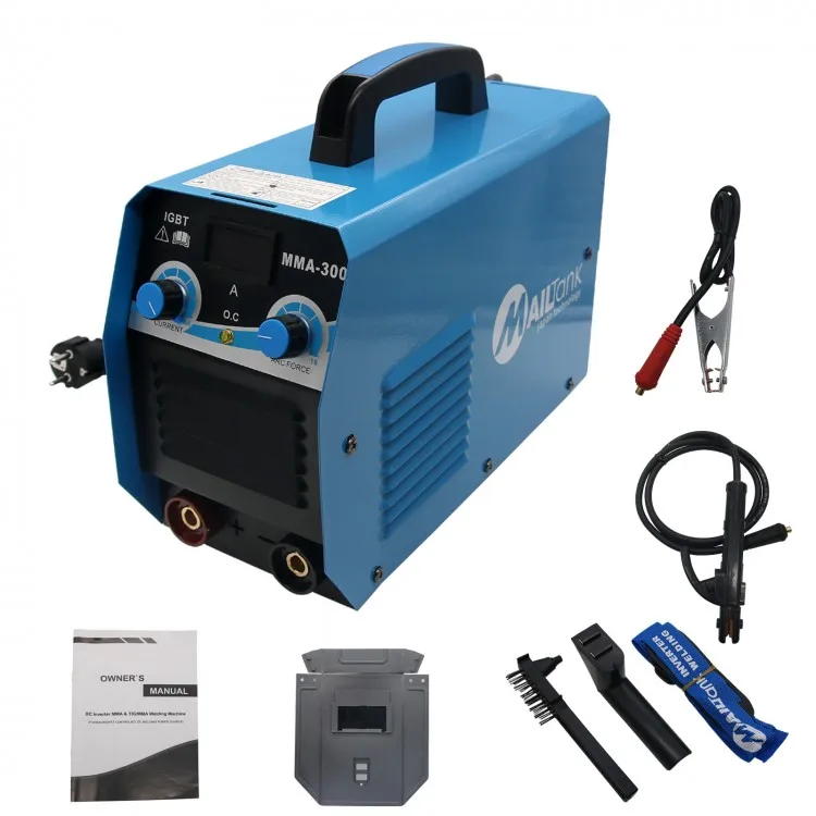 

220V MMA-300 IGBT Electrode Inverter Welder Welding Machine With LCD Digital Ampermeter