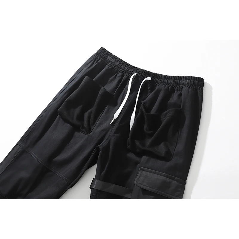 Брюки-карго мужские в стиле хип-хоп с карманами | Мужская одежда