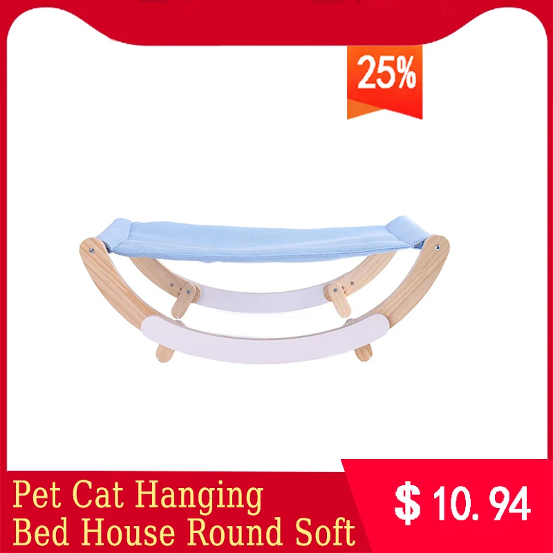 

New Pet Cat Hanging Bed House Round Soft Cat Hammock Cozy Rocking Chair Detachable Pet Bed Cradle House for Cats Dog Nest Mat