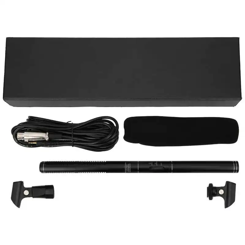 Конденсаторный микрофон из сплава профессиональный для интервью пистолет