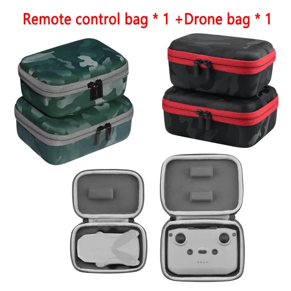 

for Mini 2 Drone Body Bag Remote Control Storage Box Portable Camouflage Carrying Case for DJI Mavic Mini 2 Drone Accessories