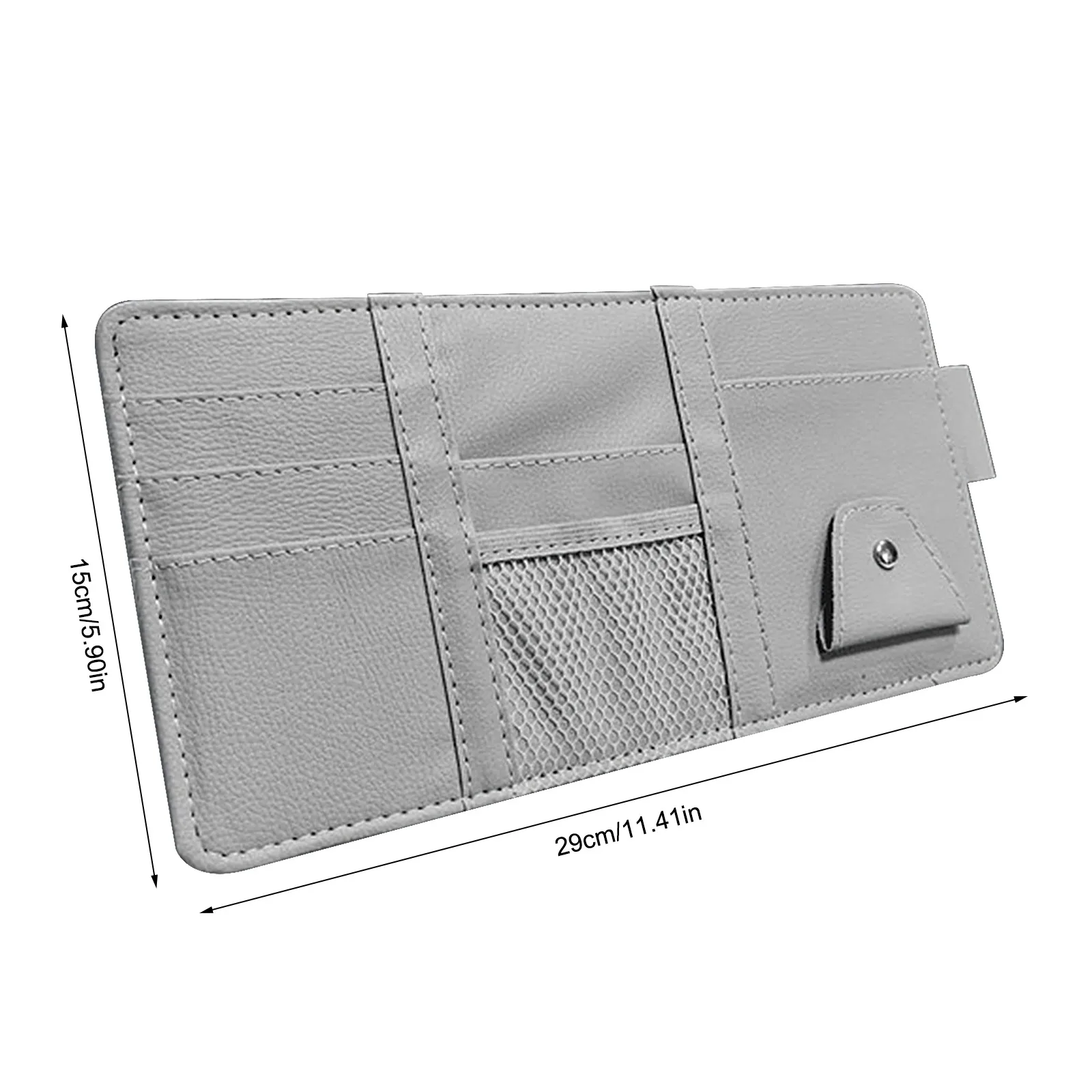 

Car Auto Sun Visor Point Pocket Organizer Pouch Bag Card Glasses Storage Holder Car-styling Holder Sunshade Bag For Sunglasses