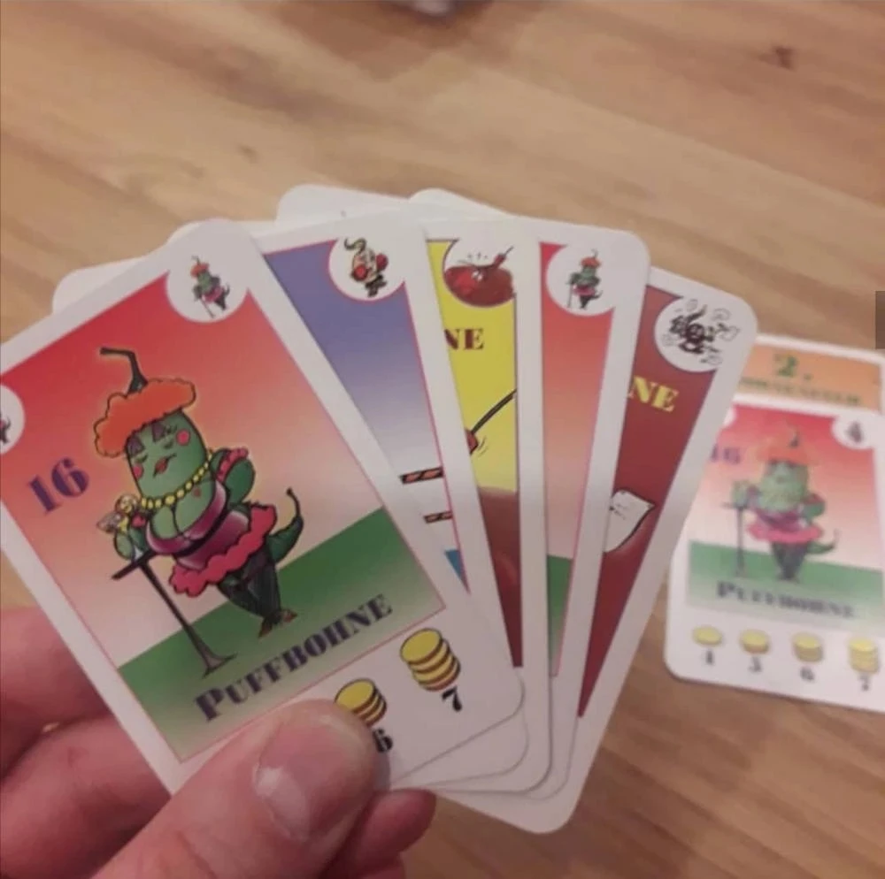 Новая настольная игра Bohnanza новейшая версия для 2-7 игр в виде игральных карт