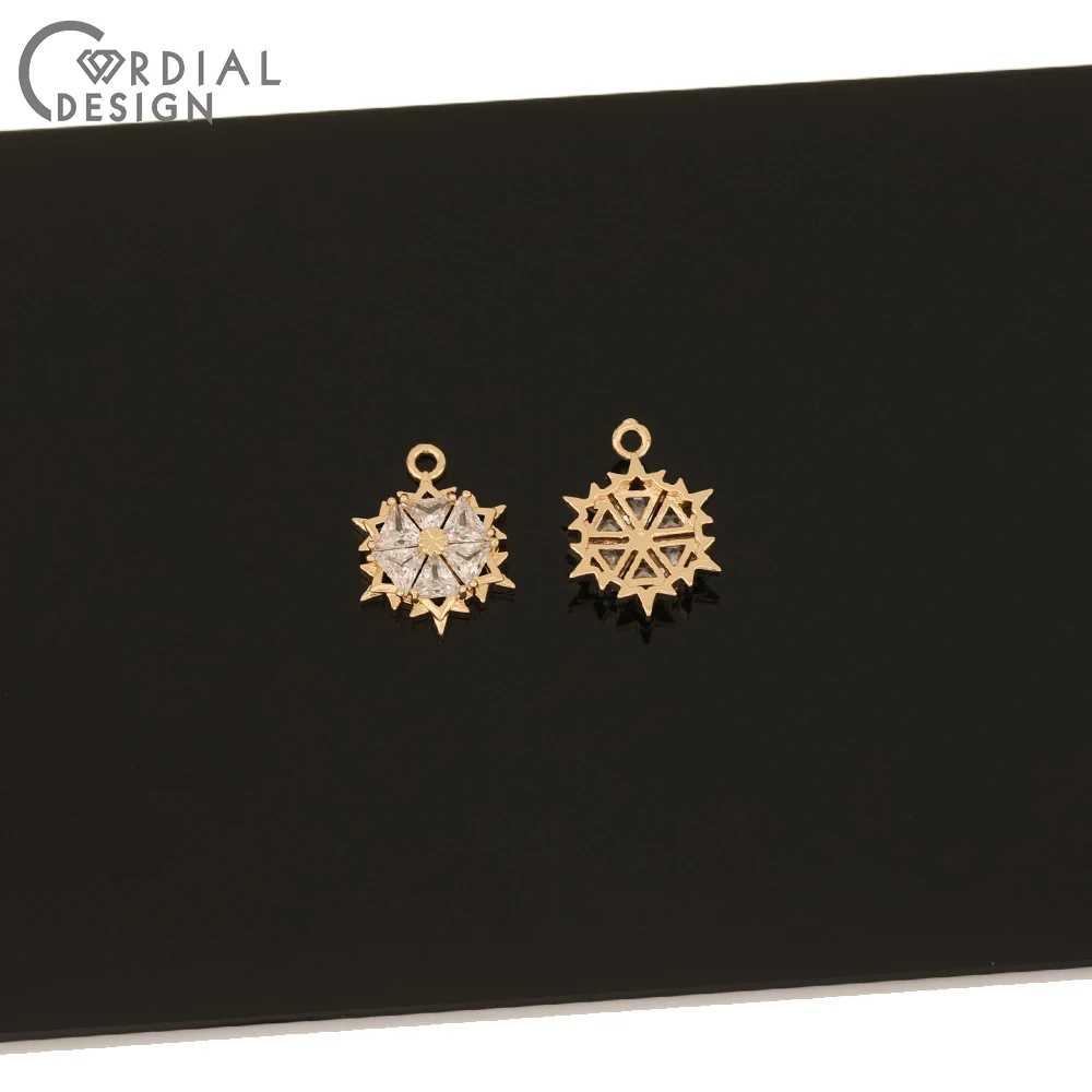 

Cordial Design 20Pcs 13*18MM Jewelry Accessories/Hand Made/Crystal Charms/Flower Shape/DIY Making/Pendant/Earring Findings