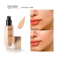 imagic base face liquid foundation oil control long lasting moisturizing natural brighten matte finish skin professional make up