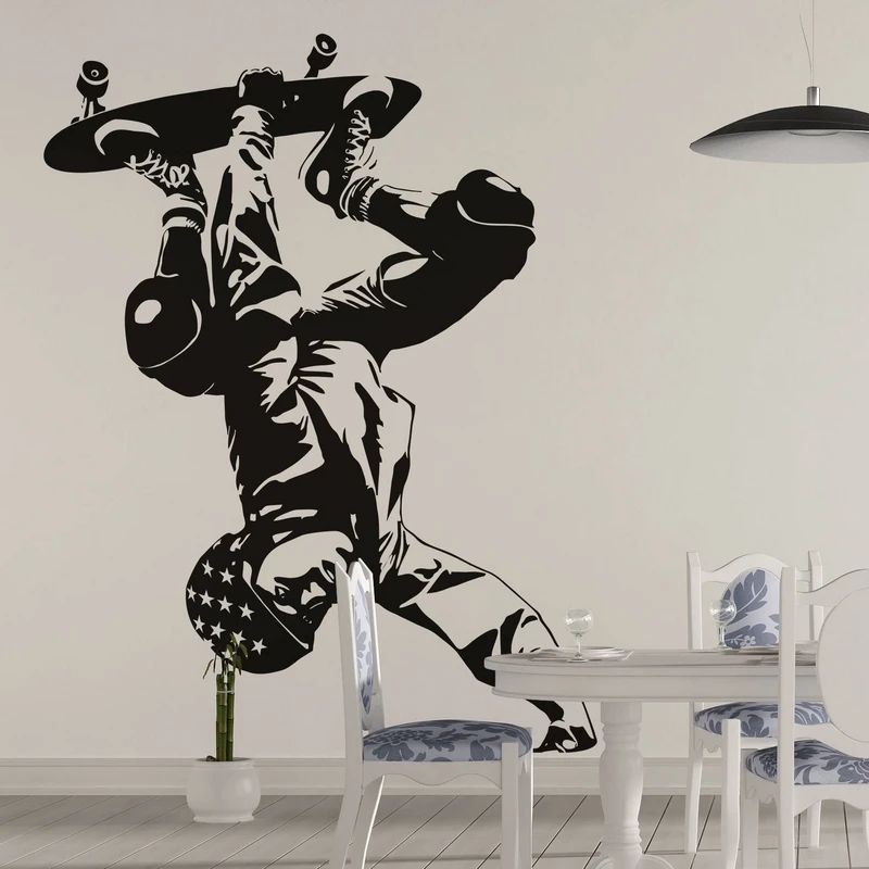 

Skateboard Sticker Decal Skiing Ice Sports Posters Vinyl Pegatina Wall Decals Decor Mural Skateboard Car Decal