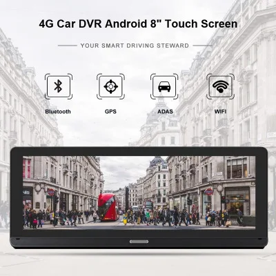 Автомобильный видеорегистратор 8 дюймов Android 5 1 Full HD 1080P сенсорный IPS GPS навигация