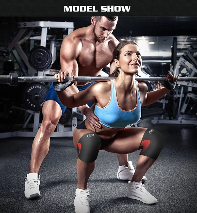 1 шт. неопреновые наколенники компрессия Тяжелая атлетика тренажерный зал фитнес