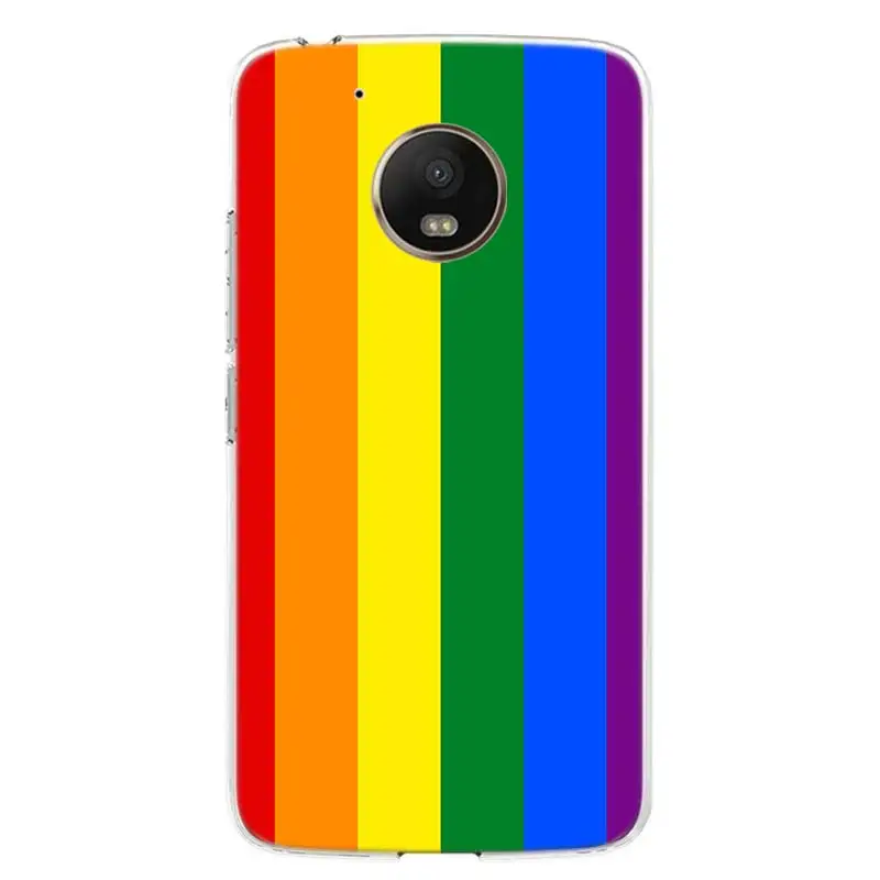 gay lesbian lgbt rainbow pride art phone case for motorola moto one fusion plus vision g9 power g8 g7 play g6 g5 g5s e6 cover free global shipping