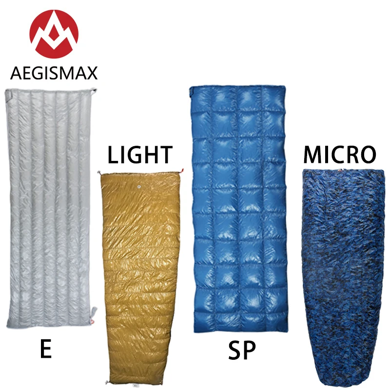 AEGISMAX для взрослых палатка кемпинга Сверхлегкий конверт тип весна осень пуховый