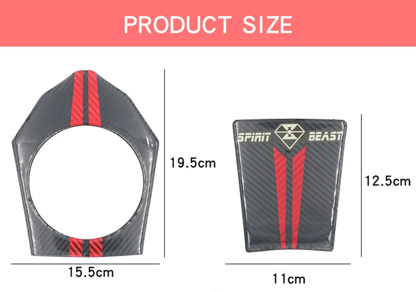 Spirit Beast for Benelli TNT125 Motorcycle Fuel Tank Carbon Fiber Stickers Decals Scratch-resistant Instrument Film | Автомобили и