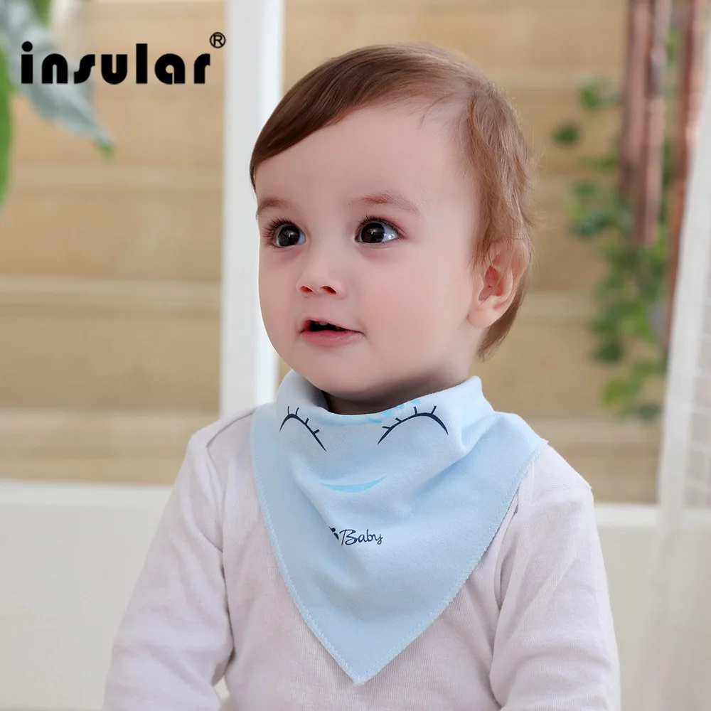 Insular прекрасный мультфильм улыбка сердце Новорожденные детские нагрудники