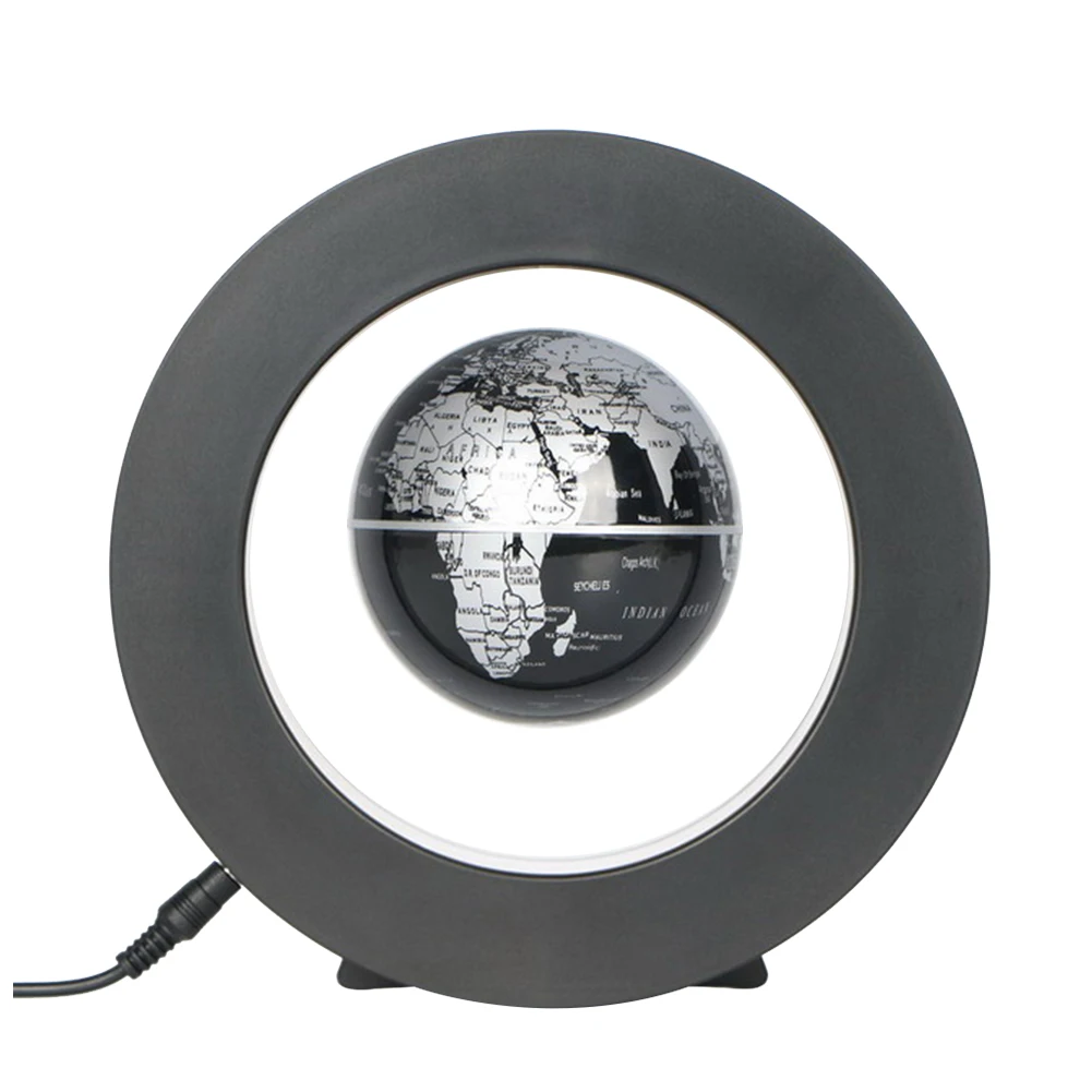 

O Shape Magnetic Levitation Suspension Globe LED Light Anti Gravity Floating Geography World Map Home Christmas Decoration Lamps
