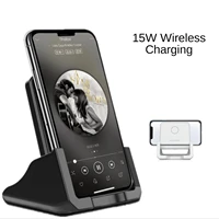 15w wireless qi charging stand usb mobile phone wireless charger for samsung s10 s9 s8 note10 xiaomi mi 9 10 iphone 12 11 x xs