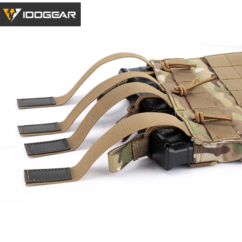 IDOGEAR Тактический 5 56. 223 Журнал Сумка MOLLE с тройным открытым верхом тактическая