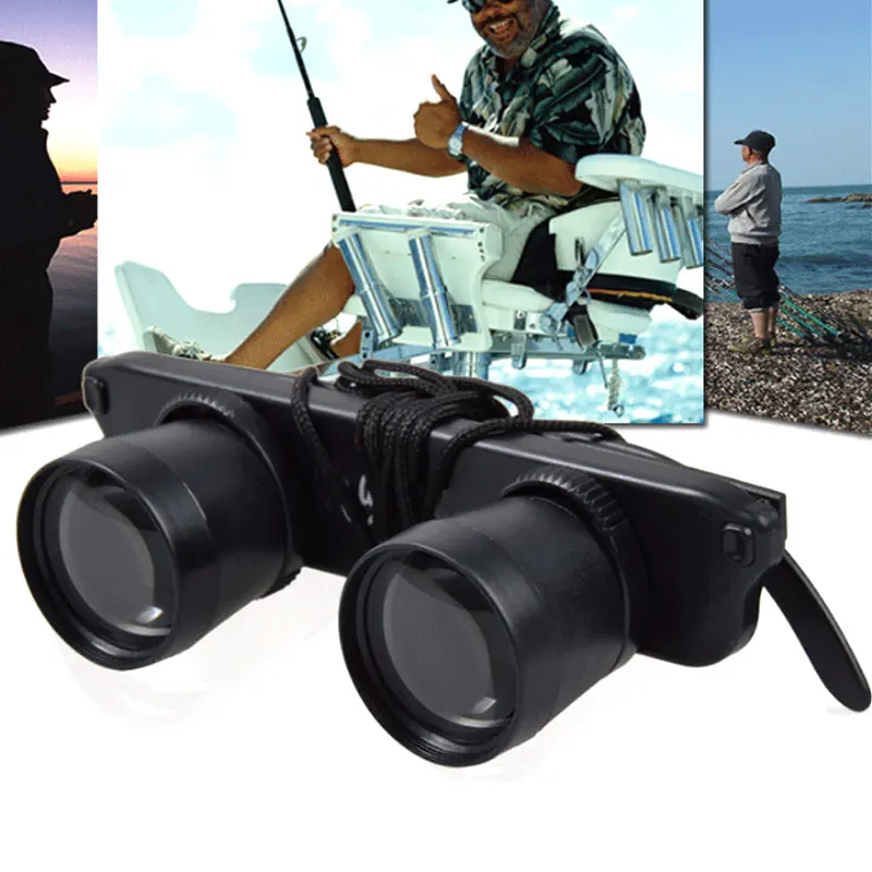 Fashion Glasses Telescope Binoculars Magnifier Eye Wear Polarized Sunglasses For Watching Football Sports Fishing Travel SEC88 | Спорт и