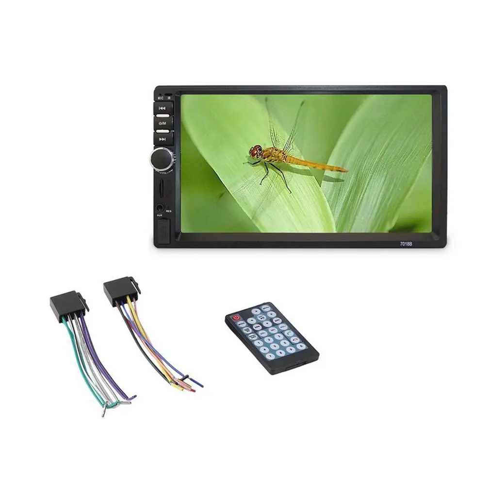 

7 Inch Double 7018B 2 DIN Car FM Stereo Radio MP5 Player TouchScreen Multimedia Player MP5 Player USB FM