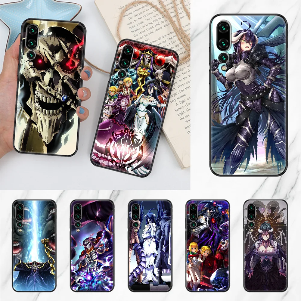 Чехол для телефона с аниме Overlord Huawei P Mate P10 P20 P30 P40 10 20 Smart Z Pro Lite 2019 черный чехол