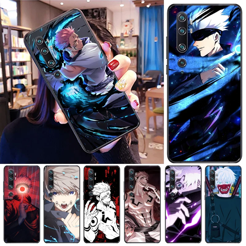 

Jujutsu Kaisen Satoru Gojo Sukuna Yuji Itadori Fushiguro Megumi Phone Case For Xiaomi CC9e CC9 Pro Cases Back Cover Funda