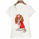 Футболка женская с коротким рукавом, смешная Повседневная рубашка с надписью I Love Mom и изображением собаки Бигля для влюбленных, белый цвет, лето
