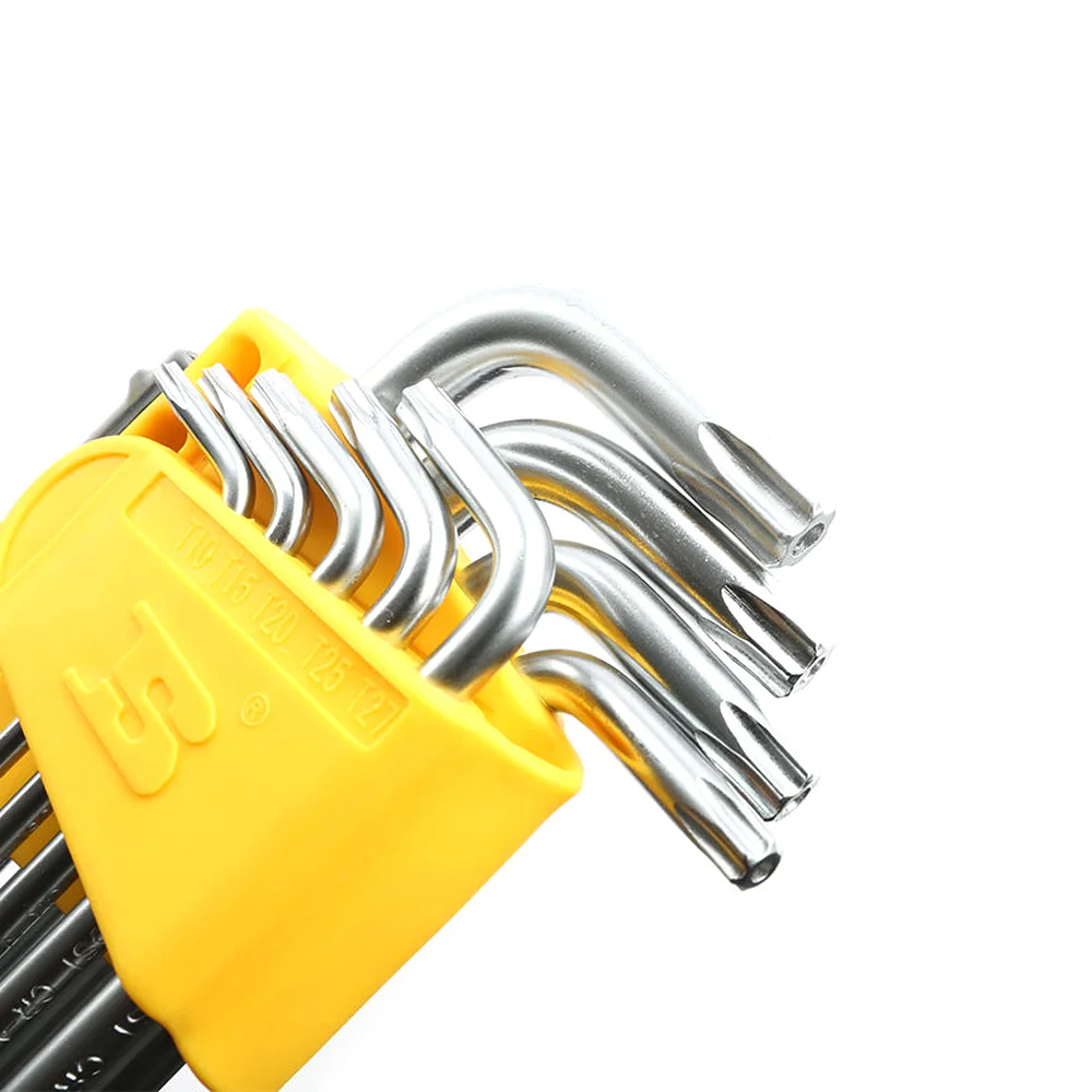 Free Shipping BOSI 9PC Star Torx Wrench Set Long Short Arm | Инструменты