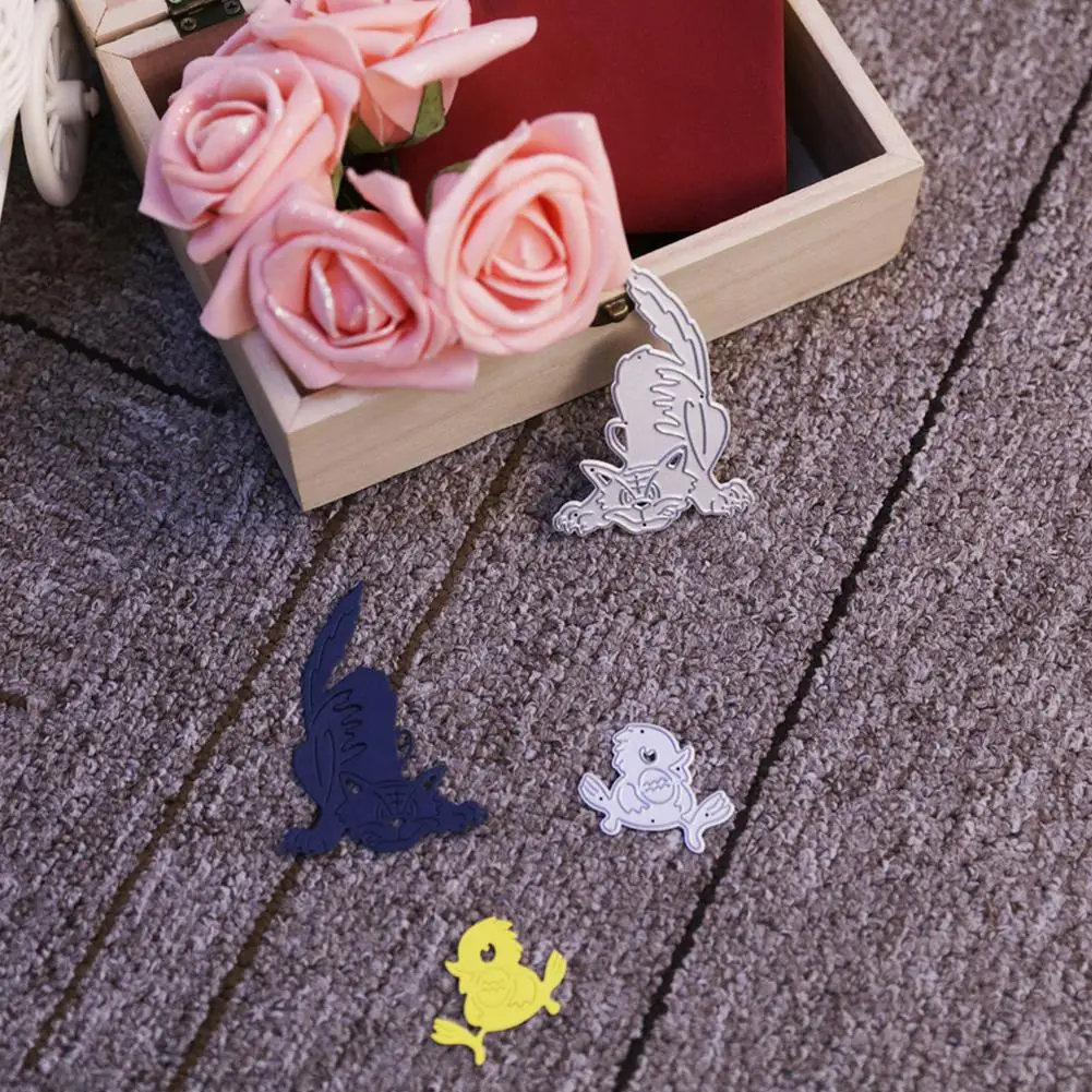 2 шт. Тигр и птицы из углеродистой стали режущие штампы Набор ножей форма