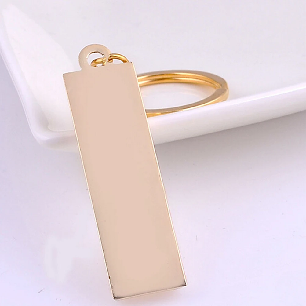 

1Pc Creative Sleutelhouder Keyfob Gift Metal Gold Bar Gouden Baksteen Sleutelhanger Gouden Baksteen Sleutelhanger