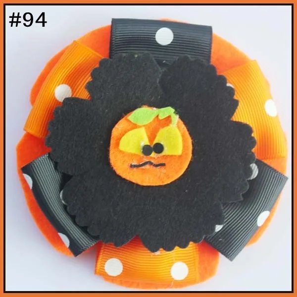 Бесплатная доставка B Группа 60 шт бутик для Хэллоуина банты волос на День