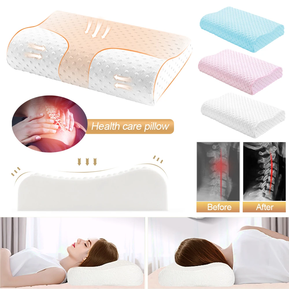 Juneiour 50X30/40X25cm бамбуковые подушки для кровати Подушка из пены с памятью