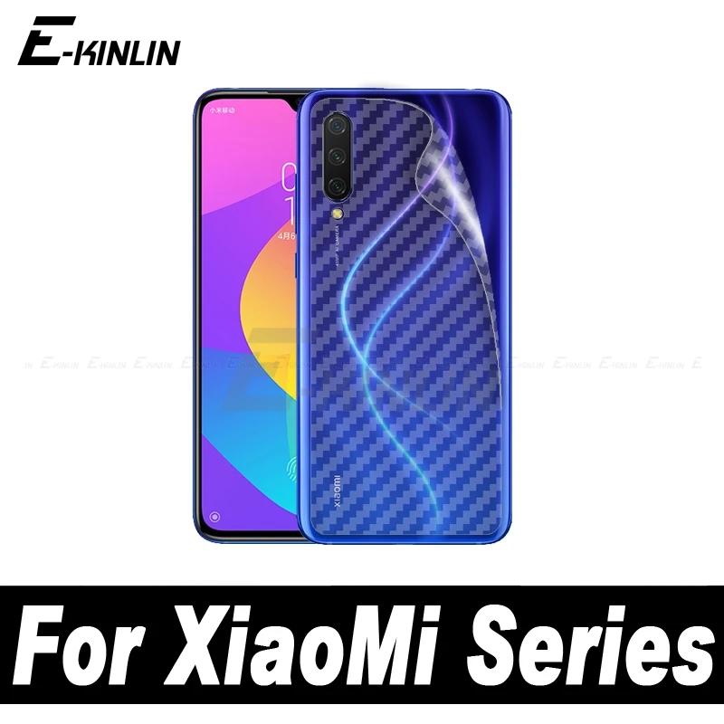 5 шт. мягкая 3D задняя крышка из углеродного волокна для Xiaomi Mi Play Note 3 5X 6 6X 5C CC9 Pro CC9e