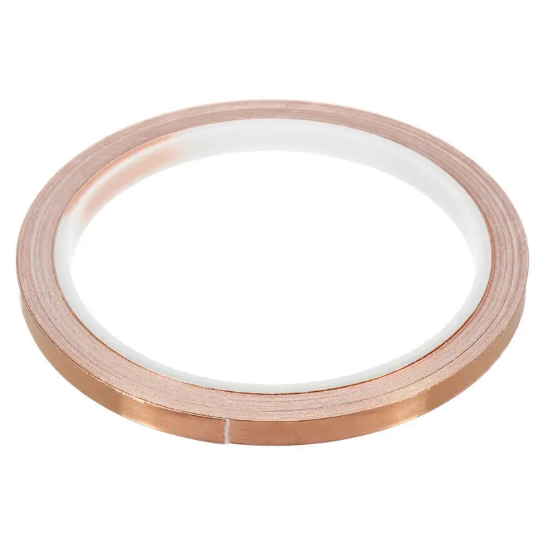 

10m/roll 6/10/12/15/20mm single-lead copper foil tape for repairing copper traces on printed circuit boards of electronic compo