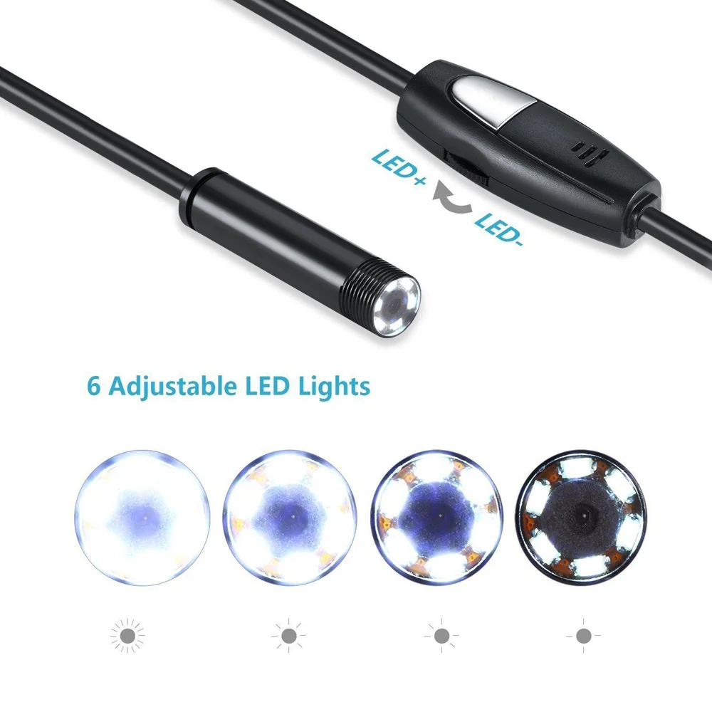 

5M Android/PC Endoscopes Borescopes Micro USB Inspection Tube Pipe Video Camera