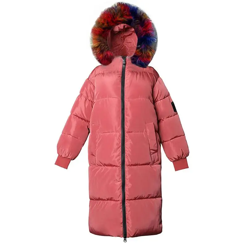 pale pink 2 Большой Размер 7XL, женский пуховик, модное зимнее пальто, женские удлиненные парки, утолщенная теплая зимняя куртка, Женское пальто большого размера - Цвет: pale pink 2