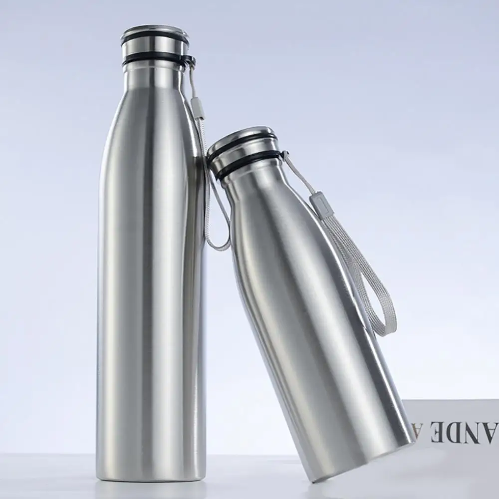 

650/1000ml Stainless Steel Large Capacity Portable Outdoor Sports Water Bottle