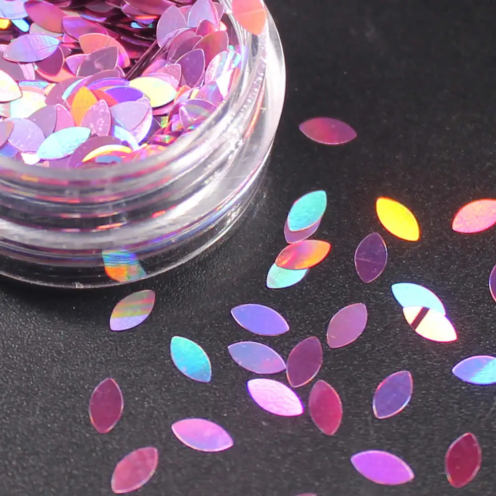 1 шт. 12 Ccolors DIY лист форма акриловый порошок гель лак для ногтей украшения для дизайна ногтей хрустальный Маникюр профессиональные аксессуары для ногтей - Цвет: 16