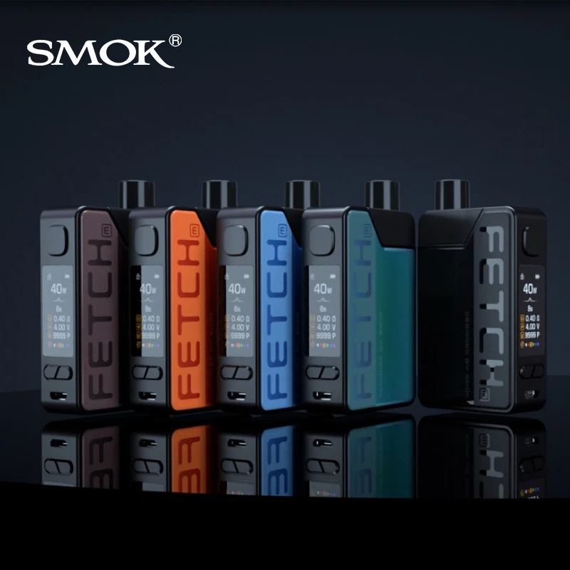 Новое поступление Модернизированная система SMOK Fetch Mini pod vape kit 40 Вт 1200 мАч