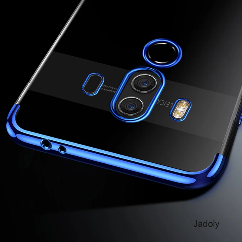 Гальванический чехол для Huawei Mate 10 Pro силиконовый металлический ударопрочный Case