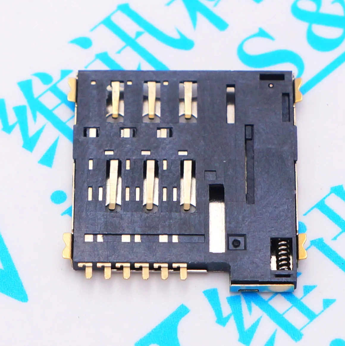 10 шт. слот для SIM-карты Micro SIM 6P 6-контактный адаптер подключения Используйте