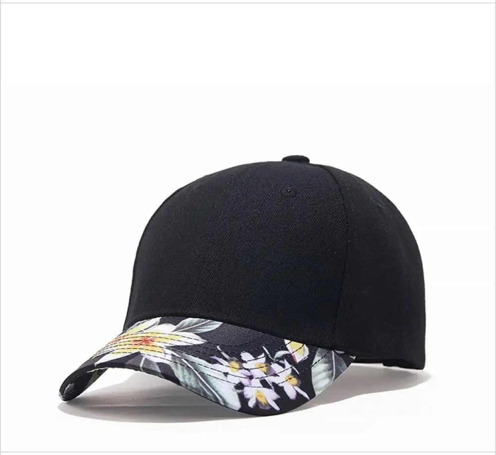 Flowers and Plants Style Pattern Baseball Cap Wild Caps Unisex Men Autumn Spring Sport Uv50+Flat Along Sun Hats
