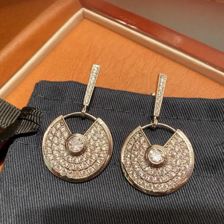 Элегантные Геометрические женские круглые серьги серебряного цвета ретро