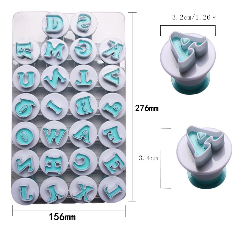 Верхние и прописные строчные буквы алфавита 10 шт. количество формочки для