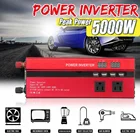 5000 Вт Инвертор с зарядным устройством DC1224V постоянного тока до AC110V220V автомобильный солнечный инвертор Напряжение трансформатор Зарядное устройство преобразователь ЖК-дисплей дисплей с 4USB интерфейс