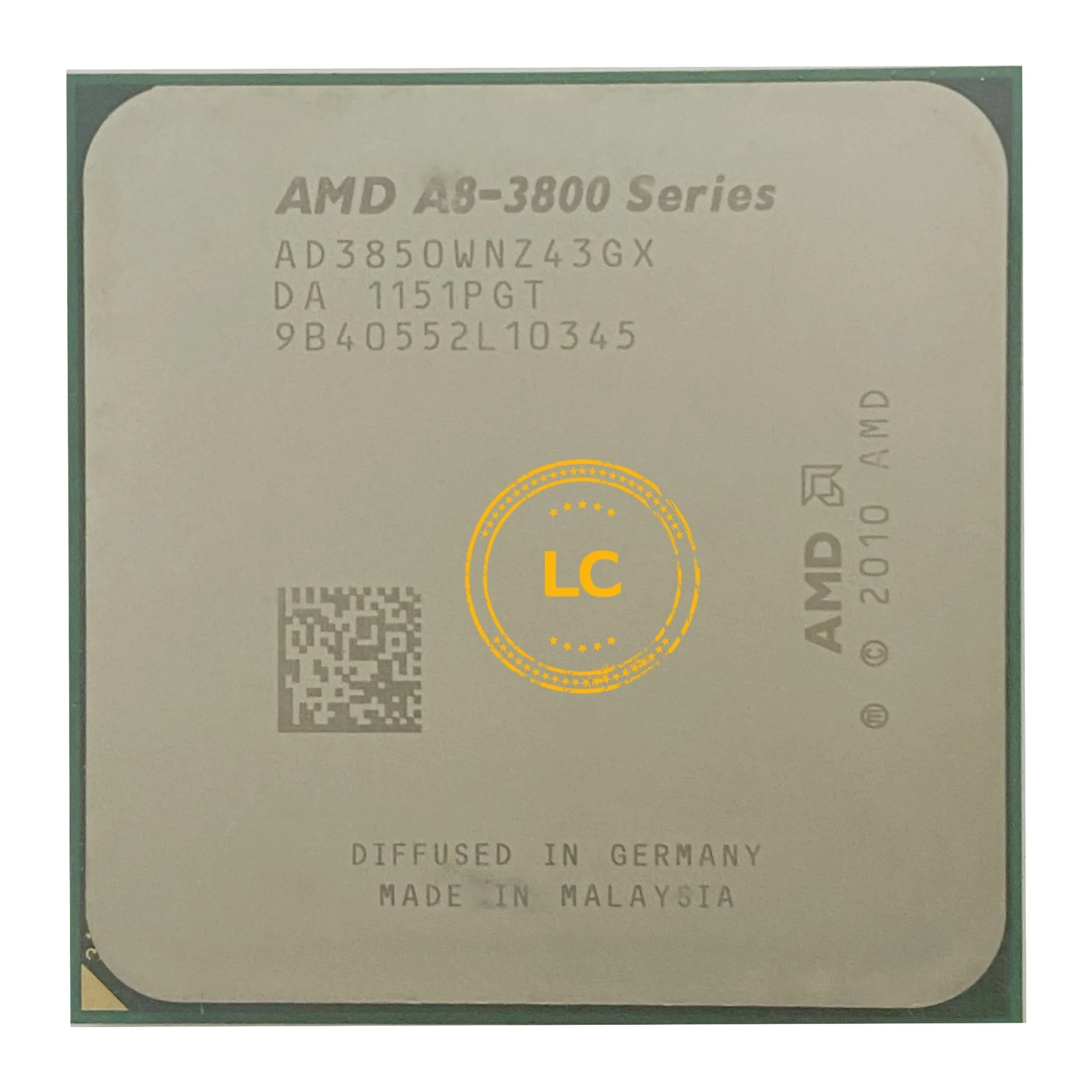 AMD A8 series 3850 2 9 ГГц четырехъядерный процессор Количество ядер процессора AD3850WNZ43GX