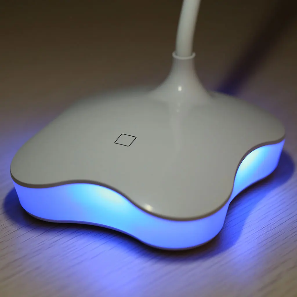 Finether USB Rechargeable LED Table Lamp Touch Sensor Dimmable 2-in-1 Portable Folding Night Lamp Desk Table Lamp