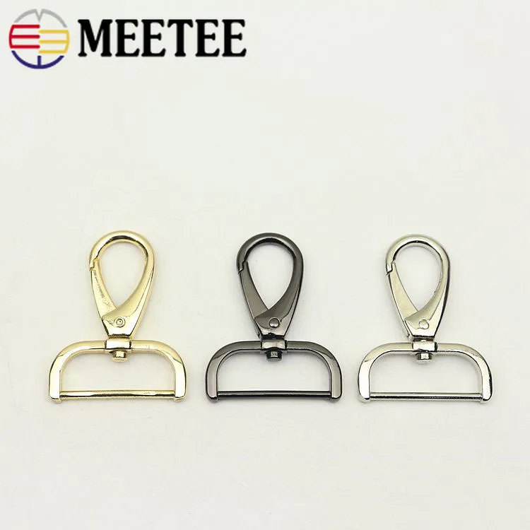 10/30pcs16/20/25/32 мм металлический LuggageSwivel триггер Зажимы Пряжка оснастка застежками
