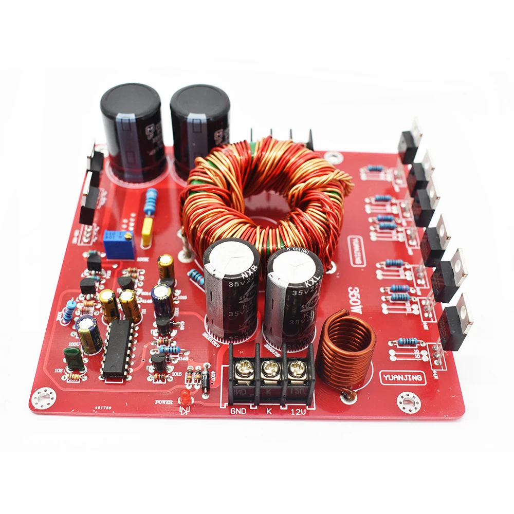 DC12V boost доска Настройка напряжения 30% высокое Питание 350 Вт HiFi усилитель