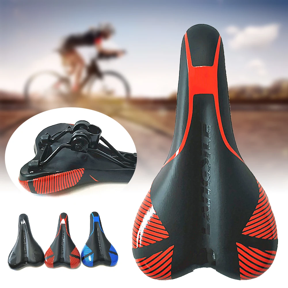 

Breathable Bicycle Saddle Men Women MTB Road Bike Saddle Shock Absorbing Comfortable Bike Seat Safety Soft Cushon Cycling Seat