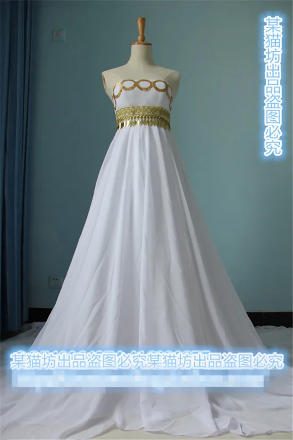 Банни Луна карнавальный костюм принцессы белое платье на Хэллоуин вечерние